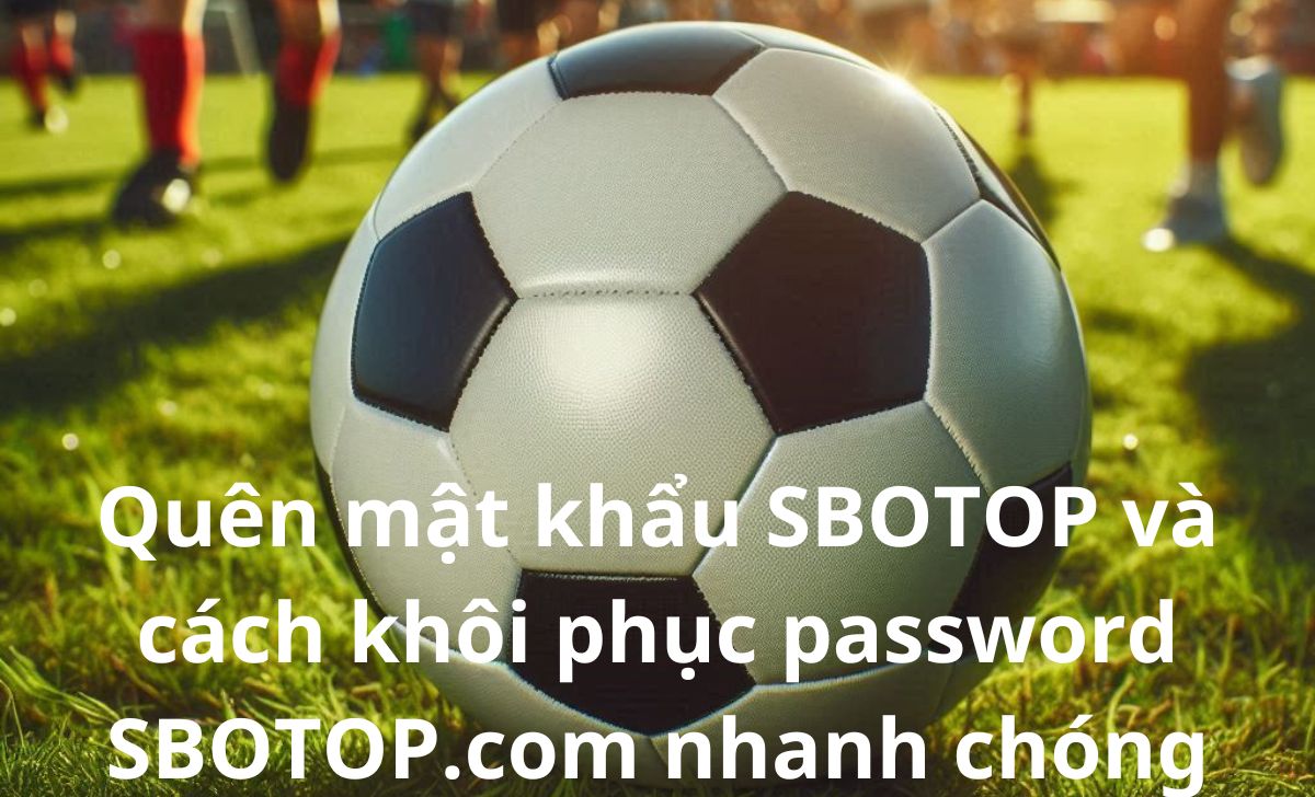 Quên mật khẩu SBOTOP và cách khôi phục password SBOTOP.com nhanh chóng